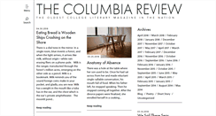 Desktop Screenshot of columbiareviewmag.com